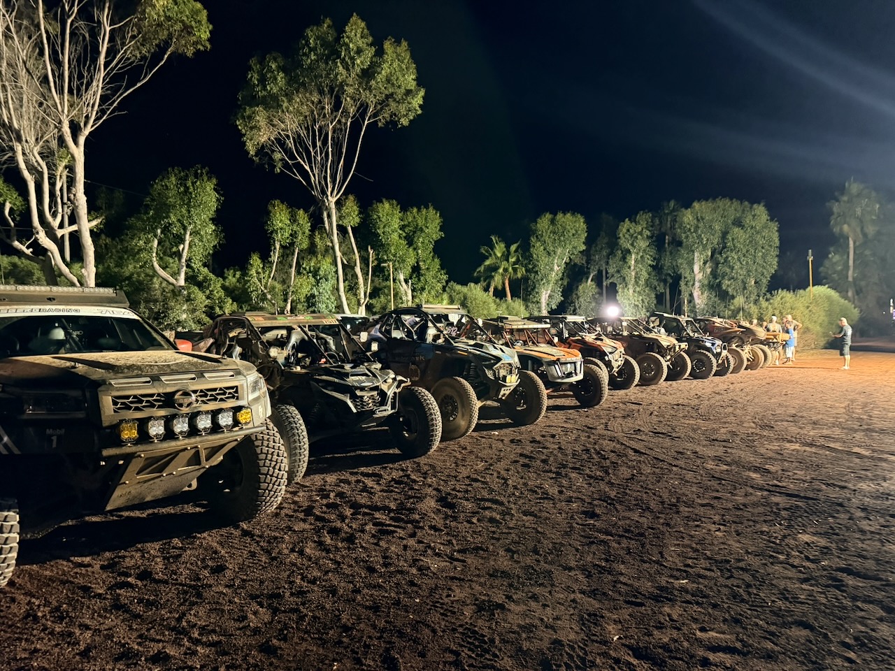 High Altitude Racing car 355 parked at the Race Day 1 finish in San Quintín