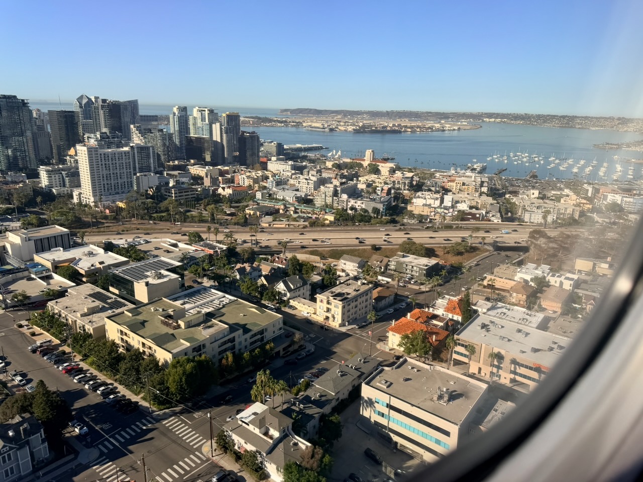 Final approach into San Diego