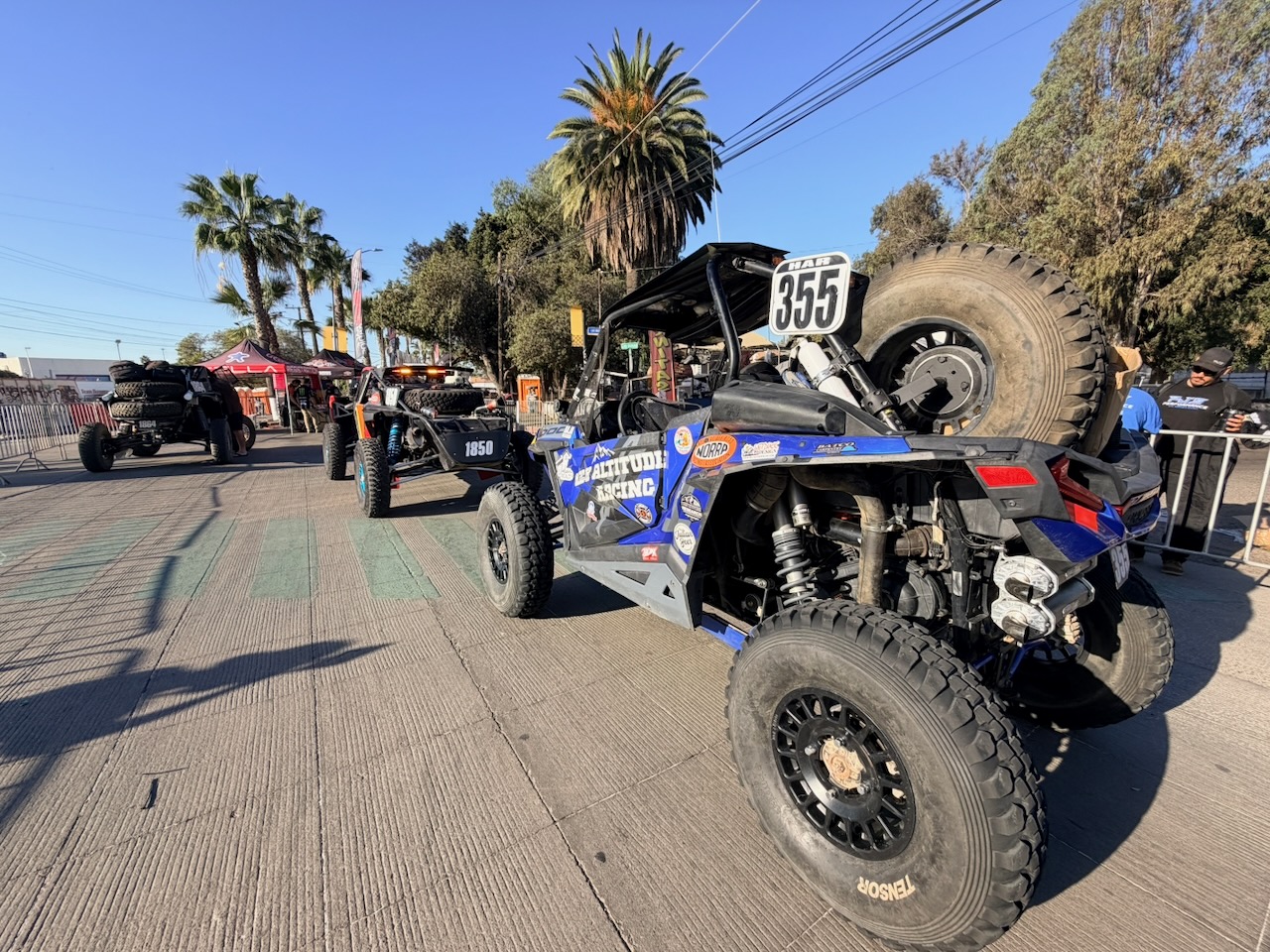 High Altitude Racing team guiding car 355 through tech