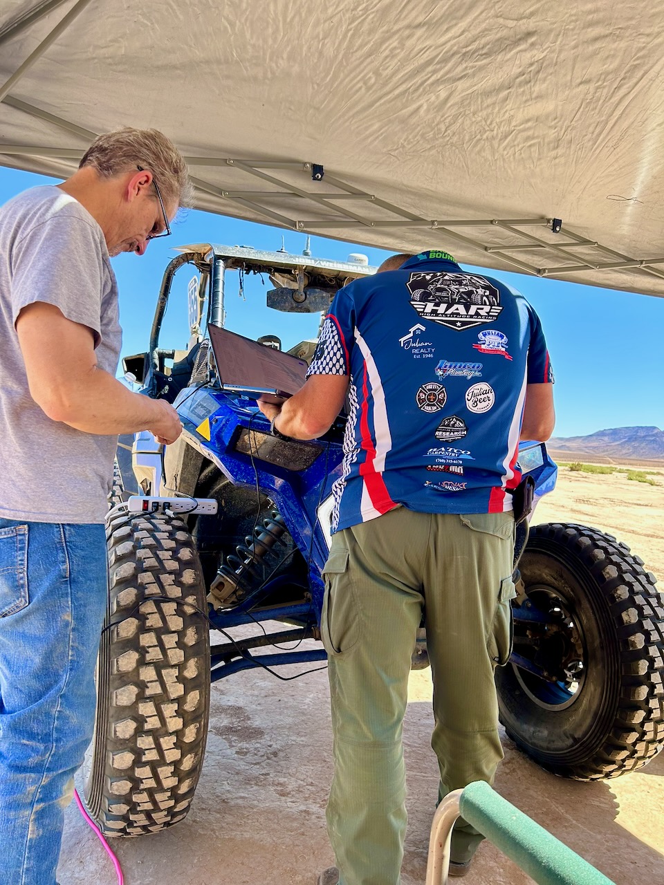 Flashing an updated calibration to the race car ECU