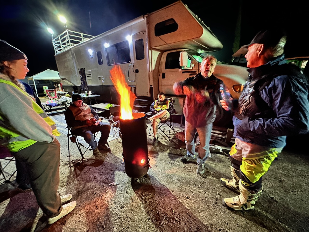 High Altitude Racing continuing through a long night in Baja
