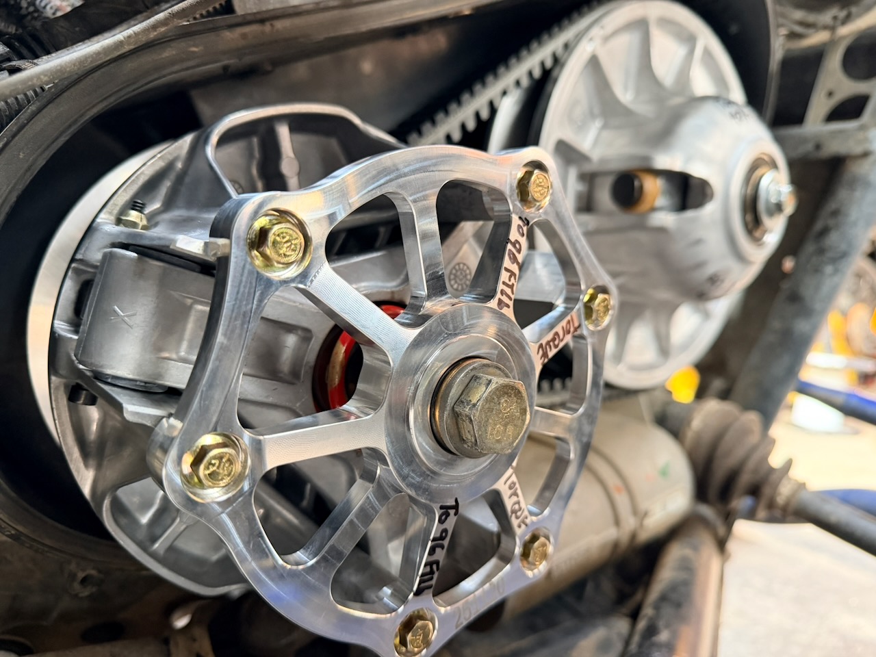 Clutch components from High Altitude Racing #355